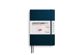 LEUCHTTURM WEEKLY PLANNER 2026 & NB A5 SC 12 MONTHS DEEP SEA 372680